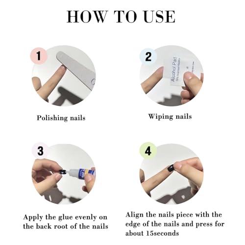 IMRAIN Short Press on Nails Square Colorful Fake Nails with Crocodile-Print Designs Glossy Full Cover Squoval Artificial Nails for Women 24Pcs Y2K Acrylic Nail Kit