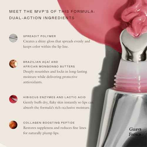 EADEM Le Chouchou Lip Softening Balm, Lip Gloss for Women, Lip Plumper & Lip Mask, Overnight Hydrating & Moisturizing Luxury Lip Balm, 0.5 oz, Butter Mochi