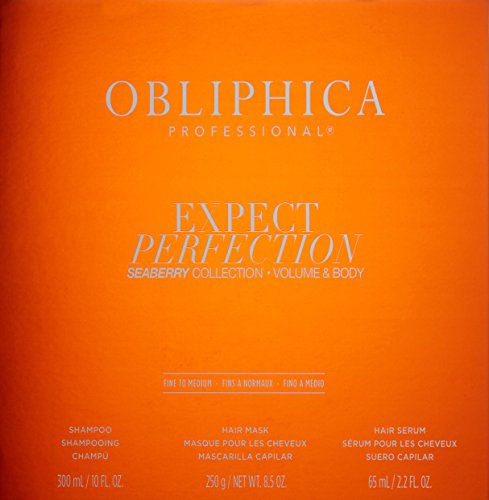 Obliphica Expect Perfection Volume & Body Seaberry Collection Set - Elevate Your Haircare Experience with Luxurious Volumizing and Bodifying Formulas for Beautifully Enhanced Hair