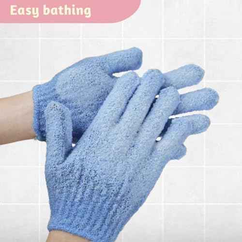 16 Pack Exfoliating Gloves, Body Scrubber Mitt for Dead Skin Removal in Shower, Men and Women