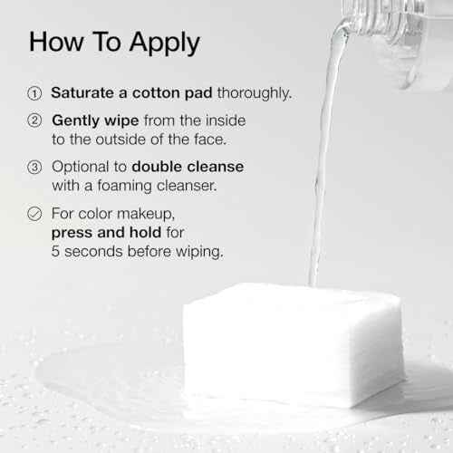 ANUA Heartleaf Low pH Deep Cleansing Water, Micella Water, Panthenol, Squalane, Makeup Remover for Sensitive Skin, Korean Skin Care (500g, 17.63 oz.)