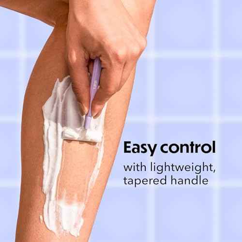 BIC Silky Touch Women's Disposable 2 Blade Razors, Pretty Pastel Colors with Slim Heads, 40-Pack