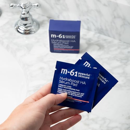 M-61 Hydraboost HA Serum Pad- 30 Treatments- 48 hour moisturizing and firming serum pad with hyaluronic, vitamin B5 & E