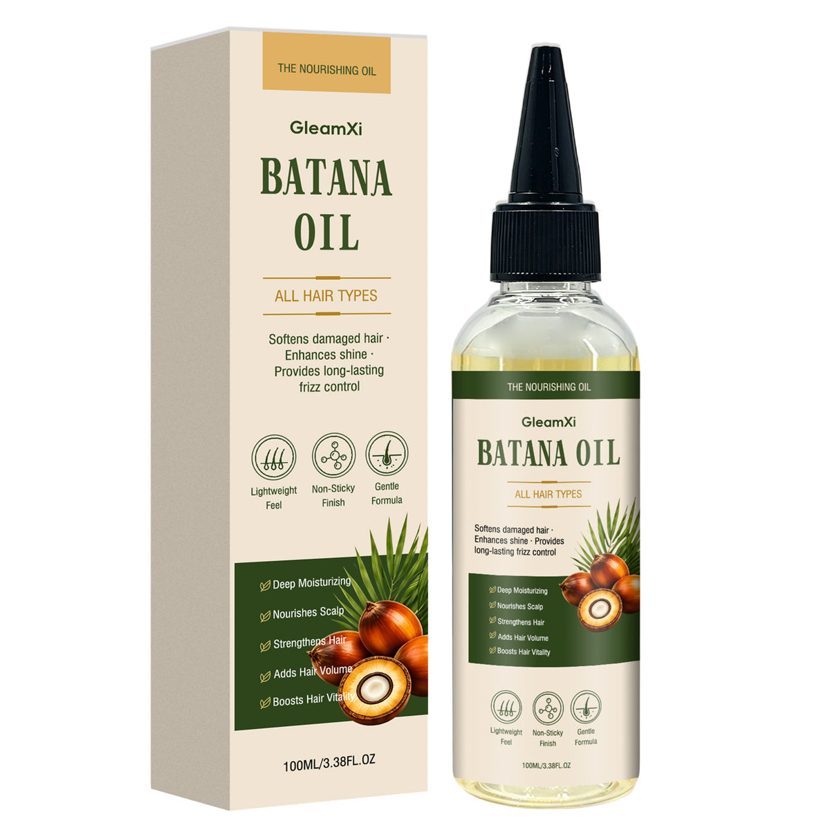 Nourishing Hair Oil 100ml - Hydrating Hair Treatment & Conditioner