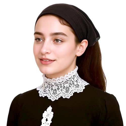 2PCS Head Kerchief for Women,Elastic Triangle Head Scarf, Headbands Bandana Portable Solid Color Bohemian Style, Suitable for Men and Women Travel Parties, Brown, Khaki