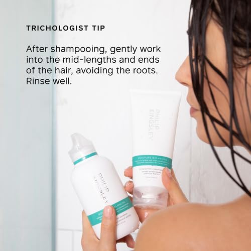 PHILIP KINGSLEY | Moisture Balancing Combination Conditioner | Restore Your Hair's Shine, Softness and Hydration | Nourishing Hydration and Moisturizing for Dry Hair | 33.8oz