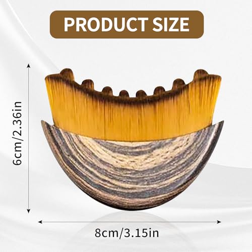 Lymphatic Contour Face Brush,Contour Face Brush for Lymphatic Drainage,Dry Lymphatic Drainage Massager,Ergonomically Designed to Fit The Skin Precisely