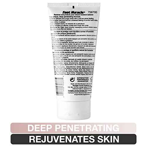 Foot Miracle Cream (6 oz Tube) ? Practitioner Strength, Deep-Penetrating Formula for Soft, Smooth Heels & Rough Skin