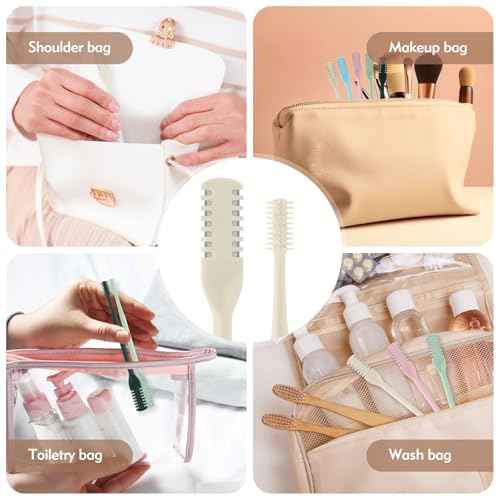 5Pcs 2-in-1 Nasal Hair Cutter, Double Sided Nose Hair Cutter, Portable 360¡Æ Rotating Manual Nose Hair Trimmer for Men and Women, Colorful