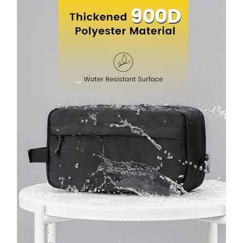 Vorspack Travel Toiletry Bag for Men - Hanging Toiletries Bag Water Resistant Travel Bag for Toiletries Accessories