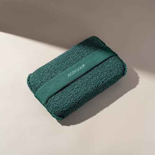 EcoTools XL Body Buffer, Exfoliating Body Scrubber, Large Sponge for Whole Body Cleansing, Quickly Remove Dry Skin, Eco-Friendly Bath Accessory for Men & Women, Cruelty-Free, 1 Count