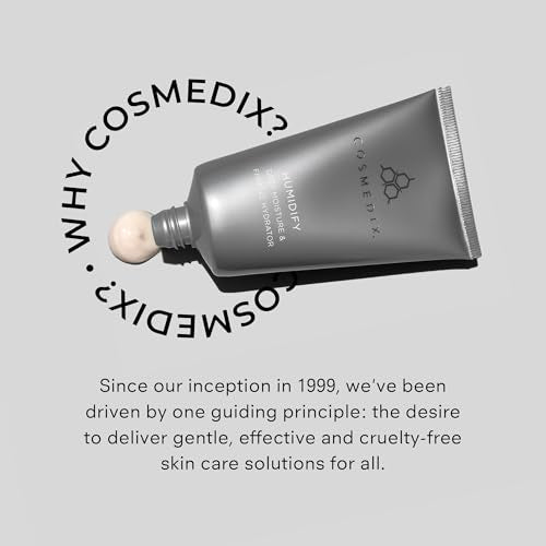 COSMEDIX Humidify Face Moisturizer for Women - Hydrating, Deep Moisturizing, Firming, Anti-Wrinkles Cream for Rough & Dry Skin - Facial Skin Care Products for Softer, Smoother, & Firmer Skin
