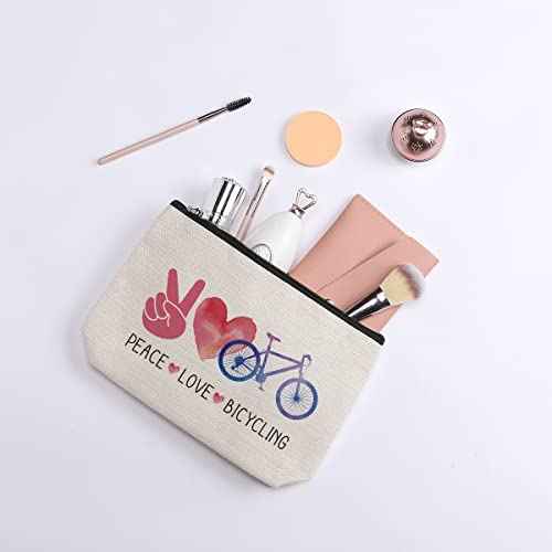 Gifts for Bicycle Enthusiasts Bicycling Gifts for Women Men Bicycling Bicyclist Gift for Biker Cyclist Athlete Bicycle Rider Birthday Christmas Gifts for Women Her Female - Peace Love Bicycling