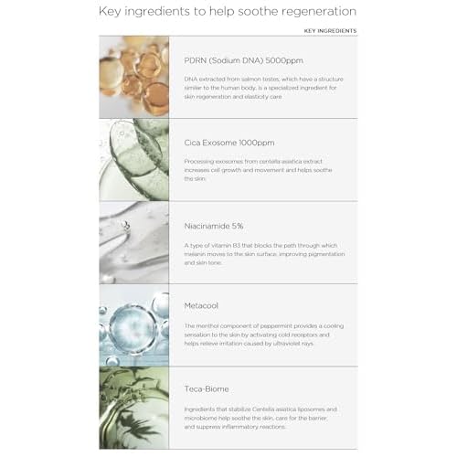 FINDIVE OFFICIAL PDRN CICA Exosome Serum in Mask, PDRN (Sodium DNA) 5,000ppm, Cica Exosome 1,000ppm, Marin Collagen, Soothes, Regenerates Skin, Korean Skincare 6.76fl.oz