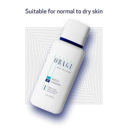 Obagi Medical Nu-Derm Gentle Face Cleanser for Normal to Dry Sensitive Skin ? Daily Facial Cleanser Gently Removes Dirt, Oil, Makeup & Impurities