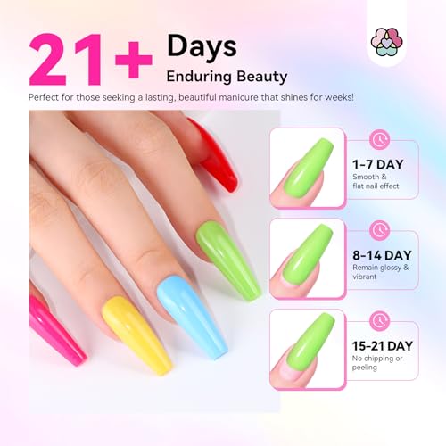 SAVILAND 49 Colors Gel Nail Polish Set: 53 PCS All Season Gel Nail Polish Christmas Sheer Glitter Solid Charm Colors with Base Gel Glossy Matte Top Manicure Gel Nail Polish Set Gift for Nail Art
