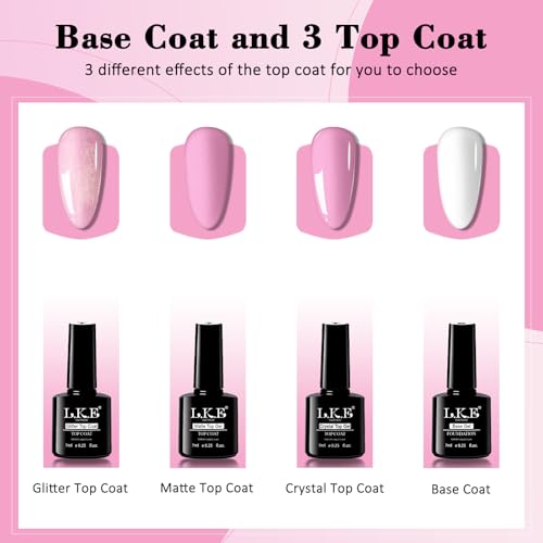 Gel Nail Polish Kit with UV Light, ARCWEISSO 36 Colors Gel Nail Polish Set with Base and Matte&Glossy Top Coat Soak Off All Season Nail Set Manicure Tools Gift for Women