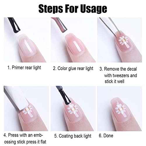 4 Sheets Christmas Nail Art Stickers Decals 3D Cute Animal Christmas Tree Snowflake Candy Self Adhesive Nail Design Nail Decals Xmas Nail Stickers for Women DIY Xmas Party Nail Decoration