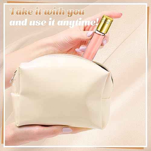 Sumind 150 Pcs Essential Oil Roller Bottles 10 ml Glass Empty Roll on Bottles with Stainless Steel Balls Leak Proof with 5 Funnel for Travel Essential Oil(Gold)