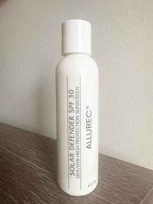 ALLUREC™ Solar Defender SPF 30 UVA/UVB High Protection Sunscreen Lotion Moisturizer Waterproof Unscented Non-Greasy Sport Anti-aging Daily Use for Face Sensitive Skin All Types Women Men Kids Unisex