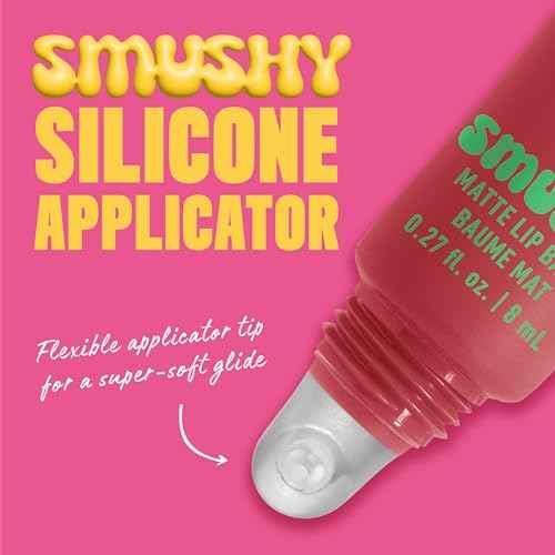 NYX PROFESSIONAL MAKEUP Smushy Matte Lip Balm, Tinted Lip Moisturizer with Soft, Matte Finish - Snuggle SZN (Blush Nude)