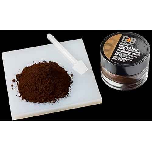 GluBoost MasterTint Jars ? Long-Lasting Color Additives for Perfect Color Matching ? Works with MasterGlu & Fill n¡¯ Finish Pro ? No Solvent Needed - Brown