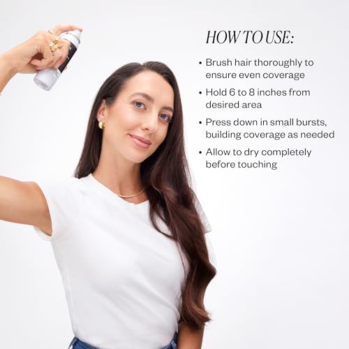 IGK NEVER MISS Root & Scalp Touch-Up Spray - Dark Blonde | Temporary Gray Coverage for Roots & Thinning Hair | Waterproof, Sweat-Resistant, Non-Flaking | With Biotin, Rosemary & Squalane | 2oz