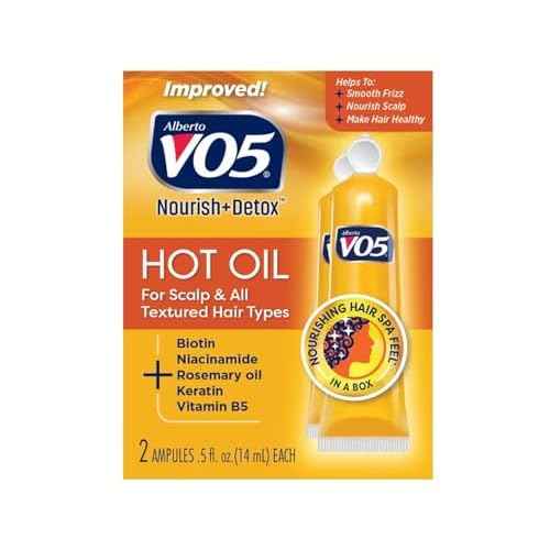 V05 Moisturizing Hot Oil, 2 tubes, 0.5 oz