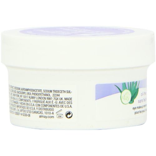 Almay Oil Free Eye Makeup Remover Pads, 15 Count in 1 box