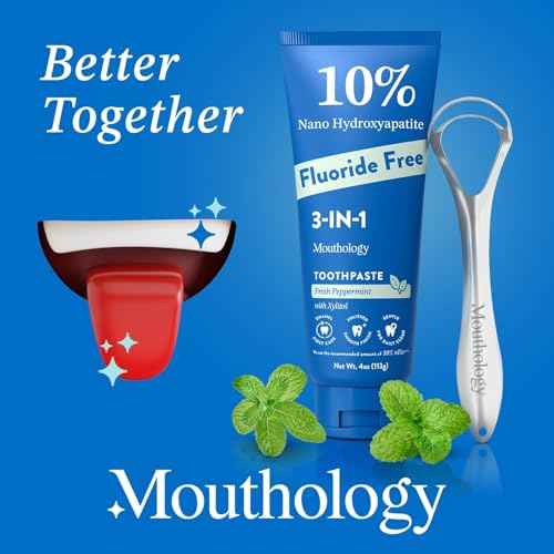 Mouthology Tongue Scraper for Adults (2 Pack), Reduce Bad Breath, Metal Tongue Scraper, Tongue Cleaner, Tongue Scraper, Stainless Steel Tongue Scraper, Tongue Cleaner for Adults, Tongue Scrubber