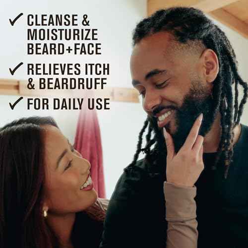 Every Man Jack Men's Beard + Face Wash & Lotion Set - Subtle Sandalwood Scent - Naturally Cleanse and Condition Your Beard & Skin