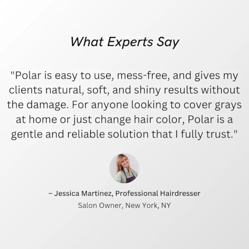 Polar Haircare - Hair Dye Shampoo Dark Brown for Gray Hair Shampoo Dye For Women & Men Natural Dye Kit - Long Lasting Hair Dye Product - Vegan Hair Color 6.76 Fl Oz Shampoo Dye Hair Color Dark Brown