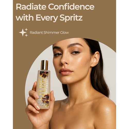 Luxe Perfumery Shimmer Body Mist, Sugared Orchid, 8.0 fl oz