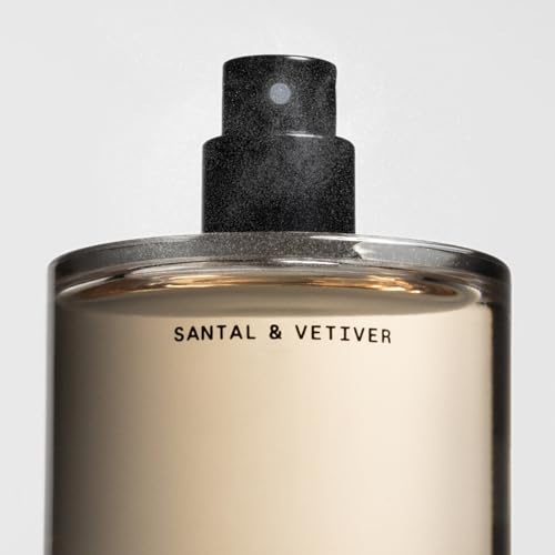 Salt & Stone Body Mist, Santal & Vetiver Scent, Skincare Infused Perfume Hair & Body Spray for Women and Men, Hydrating Fragrance with Glycerin and Red Algae, Vegan, Cruelty Free, 3.4 fl oz