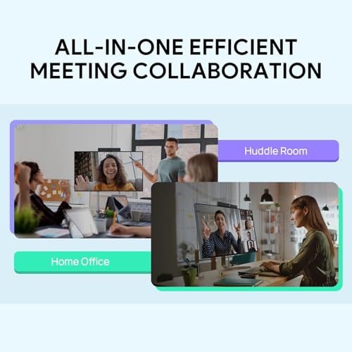 Yealink MeetingBar A10 Conference Room Webcam 4K 120° Wide Angle Camera with Android OS, Video Conferencing System with Microphone and Speaker, AI Speaker Tracking, Auto Framing, Teams Zoom Certified