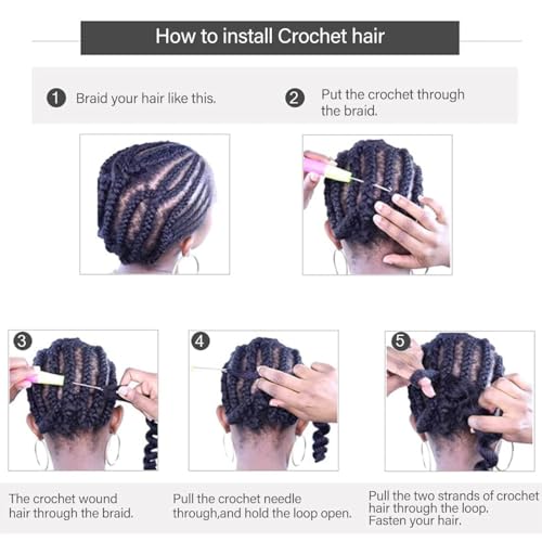 Themis Hair Ginger Crochet Box Braid 24inch 6 Packs Midium Size Premium Synthetic Crochet Braids Waist Length Individually Prelooped Handmade Soft Braids Hair Extension For Girls Women(24inch,350)