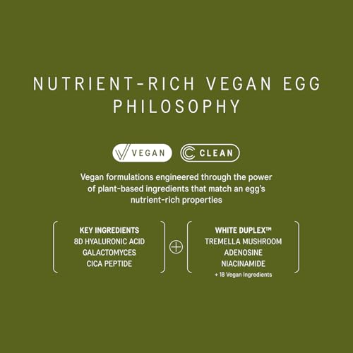 SUPEREGG Pure Transparency Treatment Essence: For bright, plump, glowing skin. Essence with 8D Hyaluronic Acid, Galactomyces Ferment Filtrate, Cica Peptide. 100 ML / 2 FL OZ