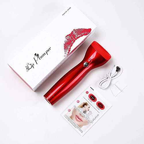 Lip Plumper Tool,CXGTCI Lip Suction Plumper Device Tool,Automatic Lip Plumpers Electric Lip Enhancer Fuller Device 3 Strength USB Charging Lip Thicker Tool