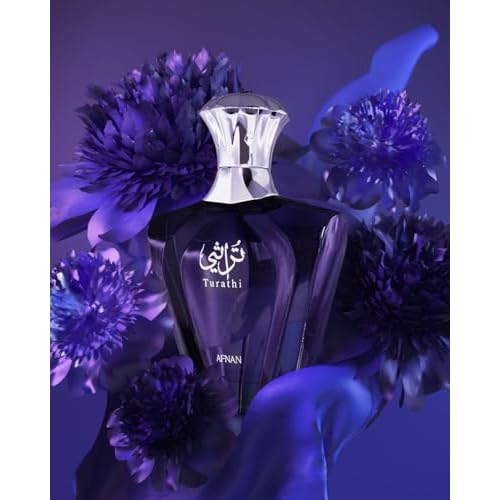 Afnan Turathi Blue Eau de Parfum Spray for Men, 3.0 Fl. Oz