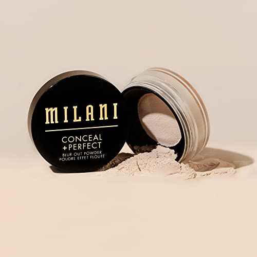 Milani Conceal + Perfect Setting Powder Makeup -Translucent Blur Out Talc-free Formula, Pore Blurring Filtered Finish