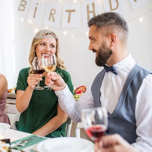 Lyrow 60 Pack Crystal Tiara Crowns Bulk for Women Princess Elegant Tiaras with Combs Rhinestones Crowns Bride Wedding Headbands Birthday Party Headbands