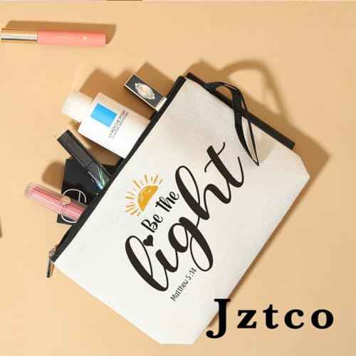 Inspirational Christian Gifts for Women Makeup Bag Religious Gifts Makeup Zipper Pouch Bag Bible Verse Cosmetic Bag Scripture Christmas Birthday Gifts Skincare Bag for Her Daughter Sister in Law Aunt