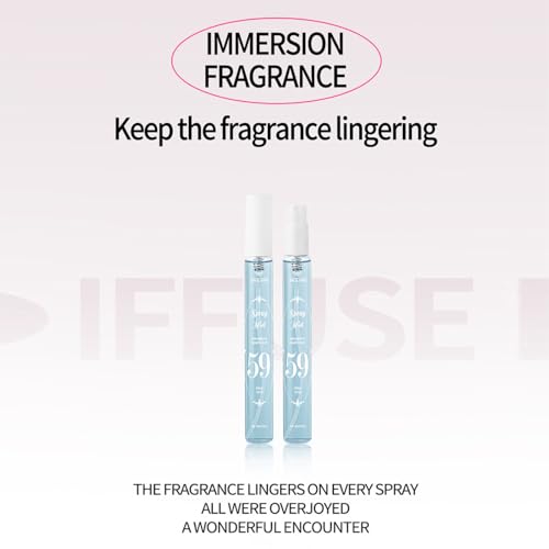 Perfume Fragrance Mist,Hair & Body Perfume Spray Set,Long-Lasting Fresh Fruity Spray for Women,Travel Size Mini Fragrance Mist Gift Set,5 Scents(40.59.62.68.71)
