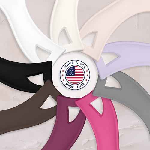 Zadro Salon Professional Extra Large Hand Mirror with Handle, 10" W x 19" L, Multi-Purpose Oval Handheld Mirror with New Distortion-Free Reflection (1, Black, Large (Pack of 1))