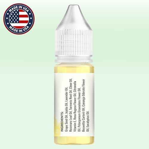 BodyJ4You Piercing Keloid Bump Removal - Natural Oil Piercing Bump Treatment - Nose Septum Belly Ear Cleaner Soothing Skin Recovery Solution - Safe Care Piercing Reduce Appearance Scars - 0.33 Fl Oz