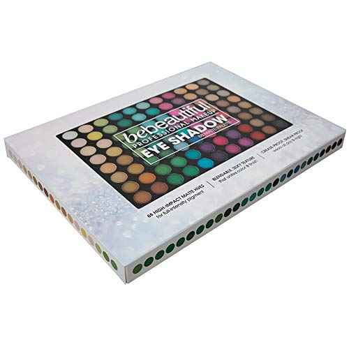 ForPro Professional Collection Bebeautiful Professional Makeup Eyeshadow with Applicators, 88-Color Palette, Matte