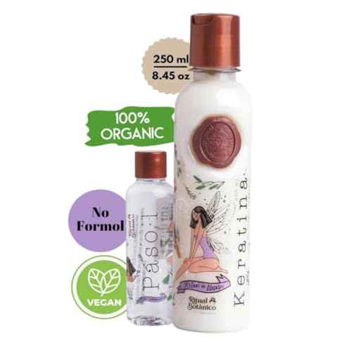 Ritual Bot?nico Keratina Org?nica 250 ML | Aporta Brillo, Sedosidad y Nutrici?n | Botox Capilar sin Formol | Hair Straightener con 12 Aceites Naturales