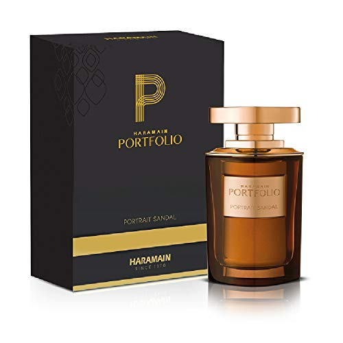 Al Haramain Portfolio Portrait Sandal - Arabian Perfume for Women and Men - Unisex Perfume - Long Lasting Perfume for Men and Women - 2.5 oz