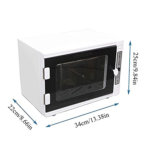 12L Nail Tool Sterilizer - Timed Cleaning Cabinet for Manicure Tools, Nail Art Equipment, and Haircut Salons - Multi-Purpose Sterilization Machine for Spas & Beauty Salons