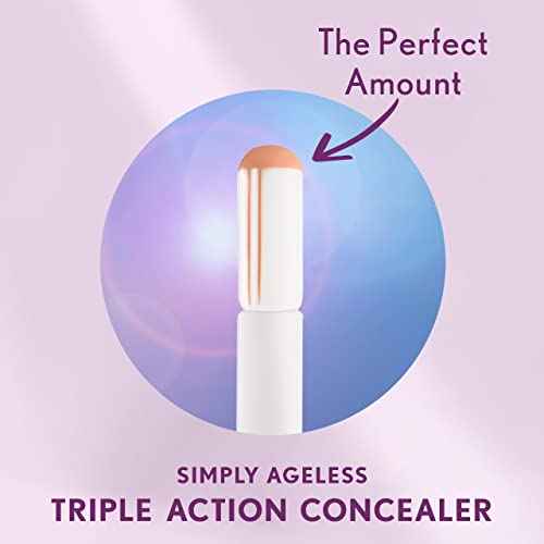 COVERGIRL Simply Ageless Triple Action Concealer, Classic Ivory, Pack of 1